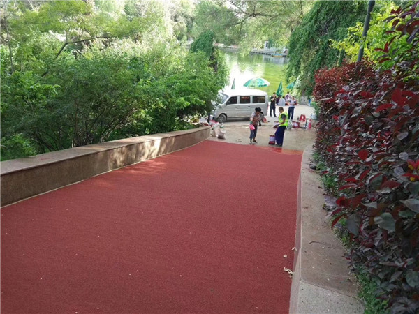 伊春彩色路面施工